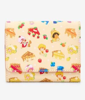 Loungefly Strawberry Shortcake Pie Toss Mini Wallet NWT